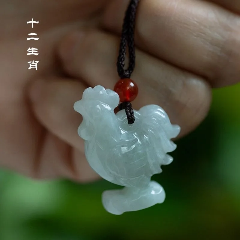Necklaces - Natürliche Smaragd Chinesischen Drei dimensionale Sternzeichen