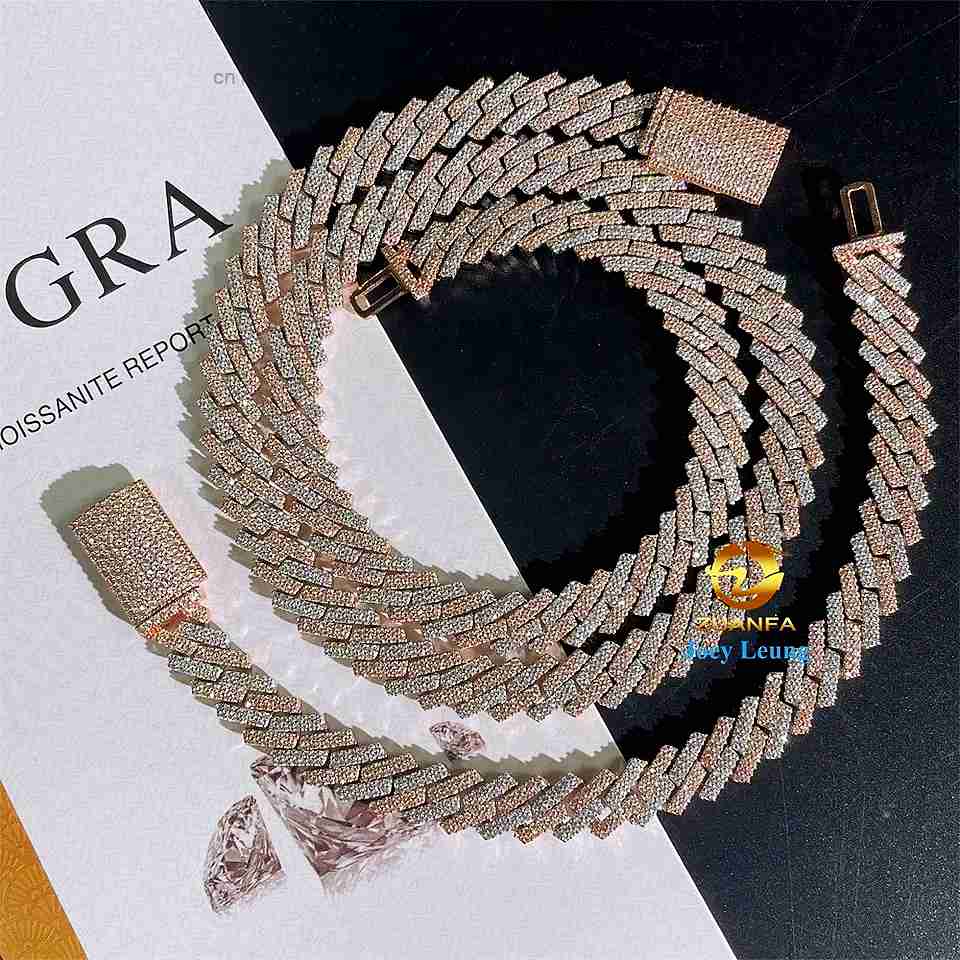 Cuban Link Chain 12Mm - Großhandelspreis Maßgefertigter Hip-Hop-Schmuck S925 Sterling Silber