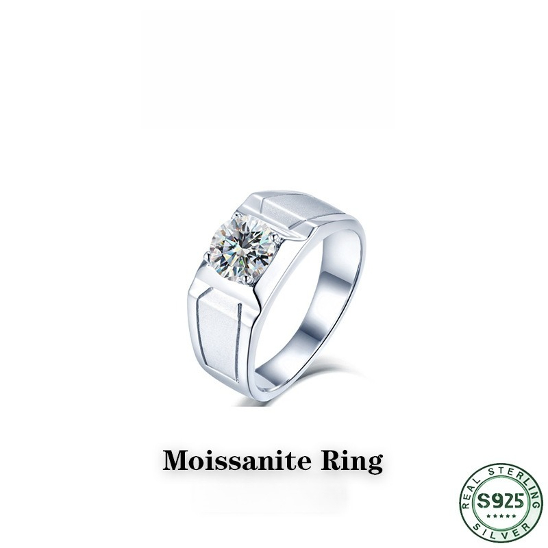 Heiß begehrter S925 Sterling S – Moissanite Engagement Ring 1 Carat Bewertung und Preis