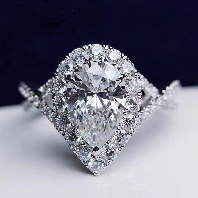Benutzerdefinierter Ring aus m – Moissanite Engagement Ring 1 Carat Bewertung und Preis