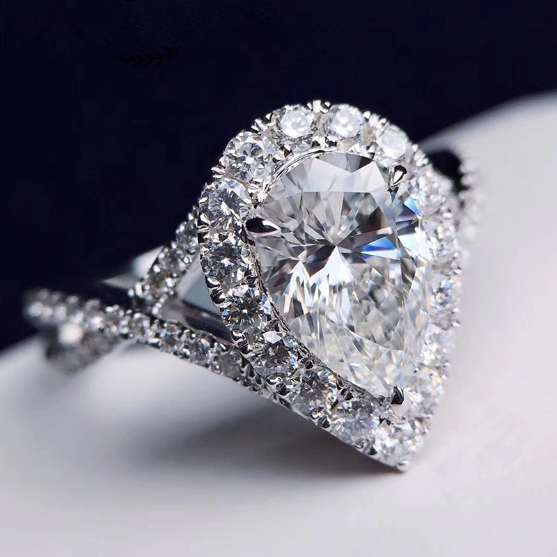 Benutzerdefinierter Ring aus m – Moissanite Engagement Ring 1 Carat Bewertung und Preis