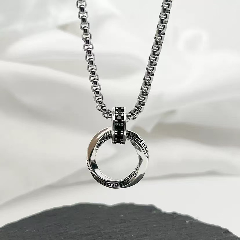 Neue 925 Sterling Silber Halsk – 925 Sterling Silver Chain Necklace Men Bewertung und Preis