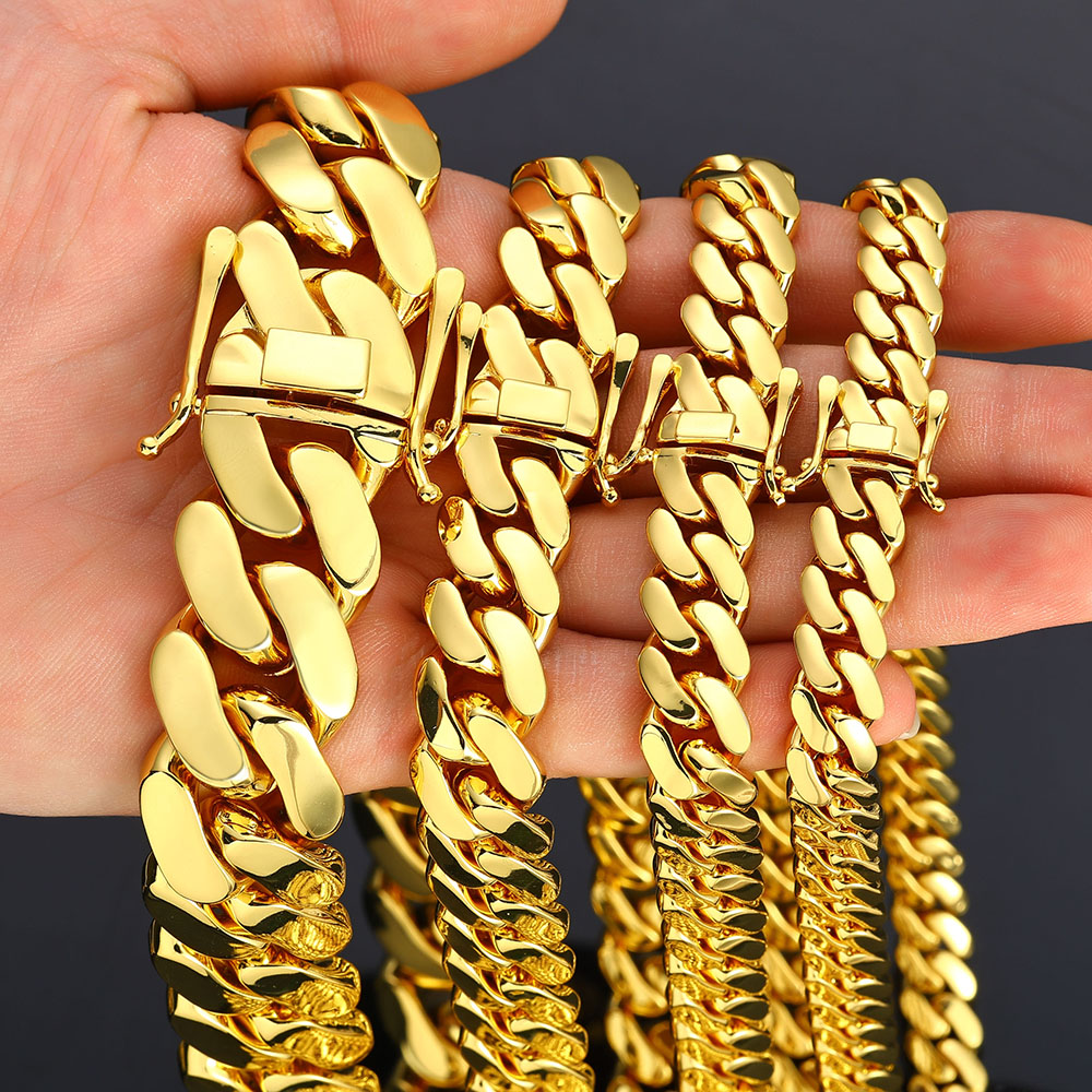 Großhandel 10mm/12mm/15mm/20mm – Cuban Link Chain 12Mm Bewertung und Preis