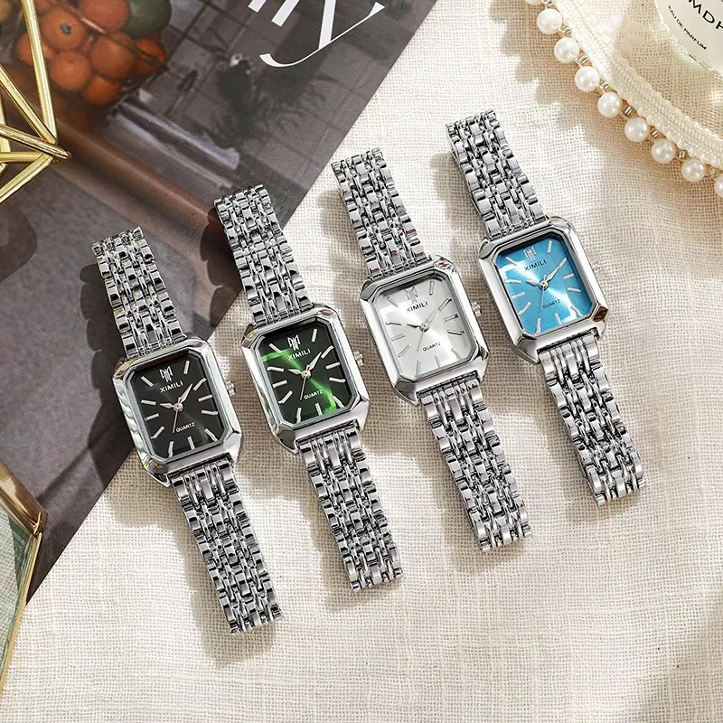 Damen Retro Quadratische Metal – Watch Accessories Bewertung und Preis