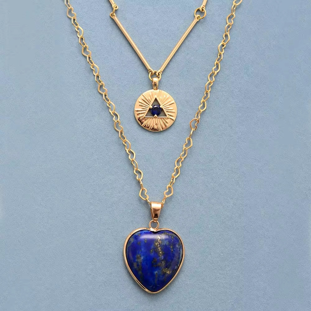 Mehrschichtige Halsketten mit  – Layered Pendant Necklace Aesthetic Bewertung und Preis