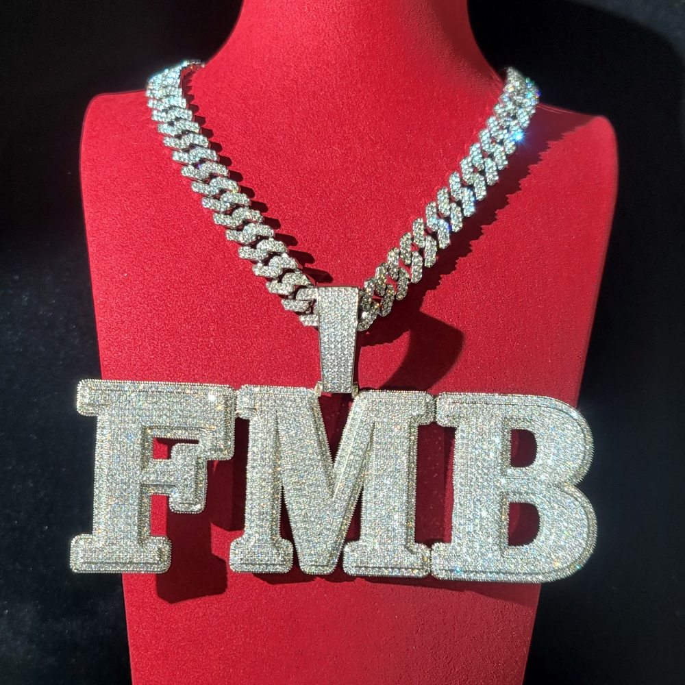 Personalisierter Anhänger mit  – Cuban Link Chain 12Mm Bewertung und Preis